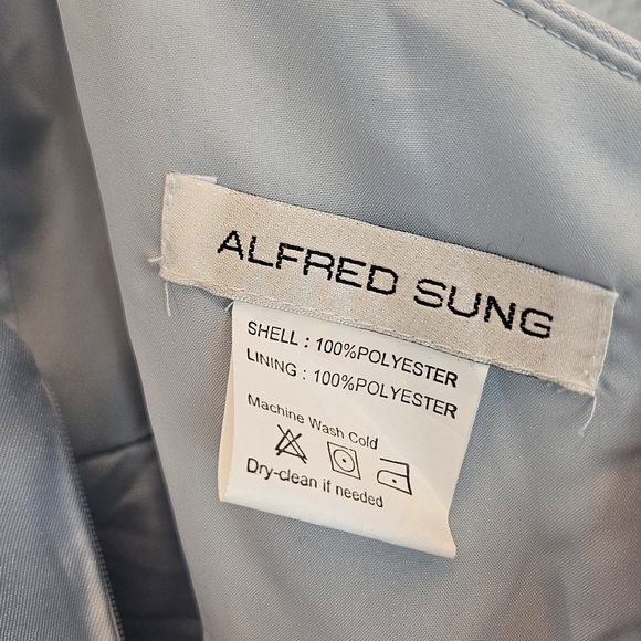 ALFRED SUNG Light Blue Maxi Dress - Picture 11 of 16